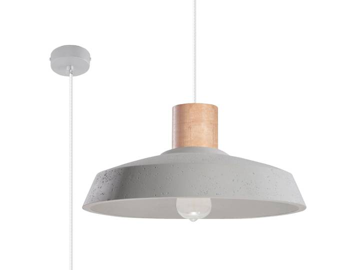 Lampe suspendue AFRA 1xE27 15W betoNon applicablerewno 115x40x40cm Sollux Lighting