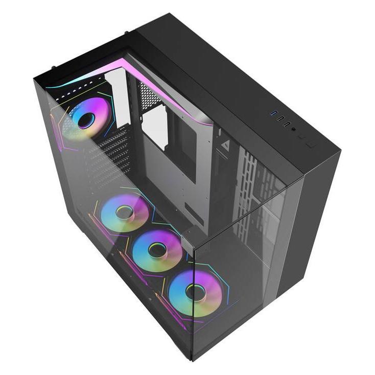Darkflash Tech TH285 (ATX, ITX, mATX) (TH285 Black)