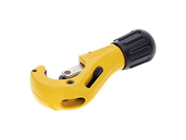 REMS RAS Cu-INOX 113350 R (met telescopische spindel, met 4 speciaal geharde tegendrukwielen, ergonomische draaigreep, eenvoudige snijwielwissel, buissnijder)