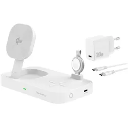 4smarts Wireless Charger Qi2 (15 W), Wireless Charger, Weiss