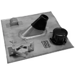 Televes Mastzubehör-Set MAZ60 60mm inkl. Mastkappe, TV Zubehör, Silber