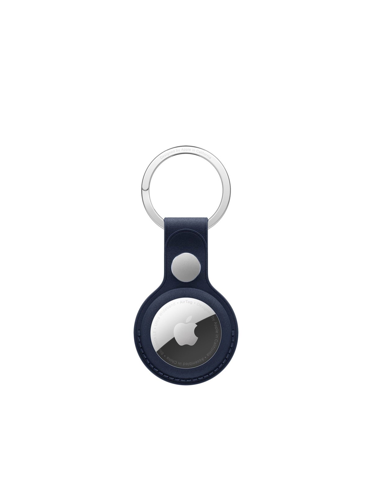 Apple AirTag FineWoven Key Ring - Deep Blue
