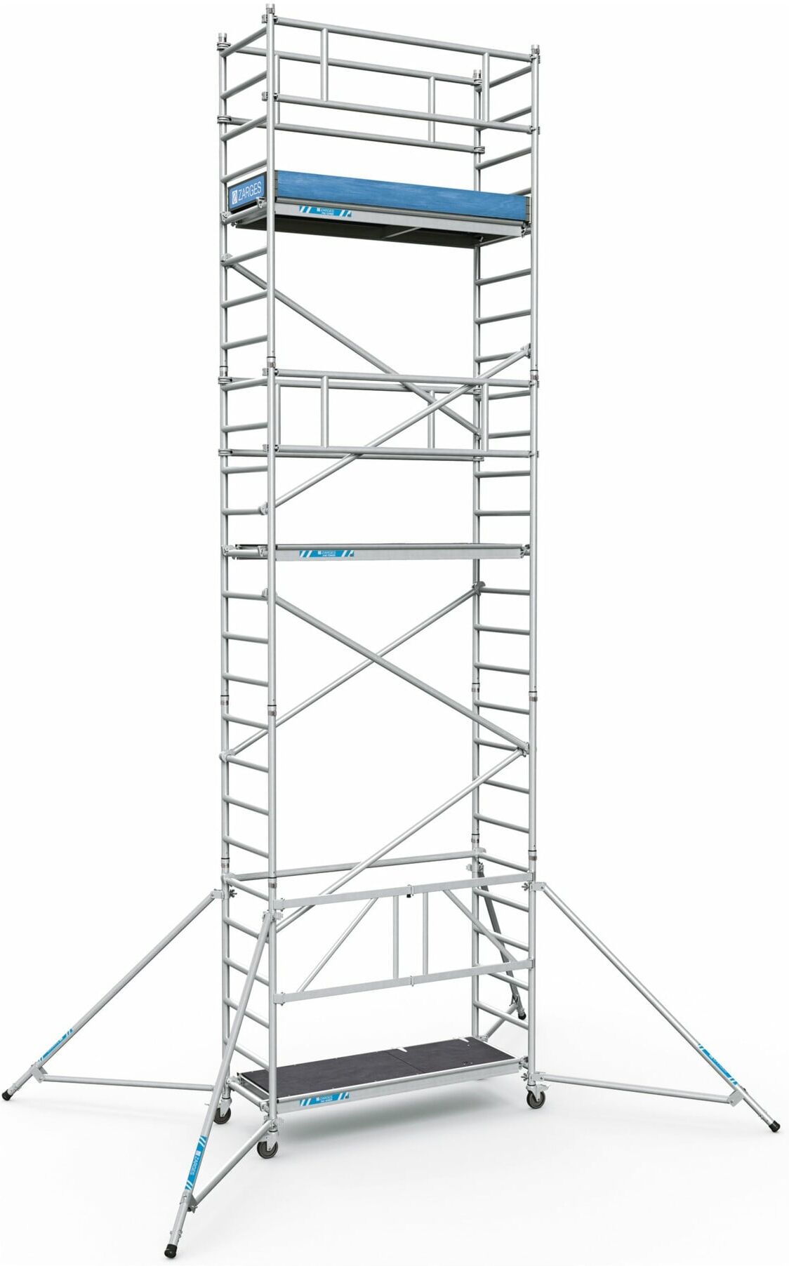 ZARGES PaxTower 1T - Klappgerüst, Arbeitshöhe 7.55 m (53516)