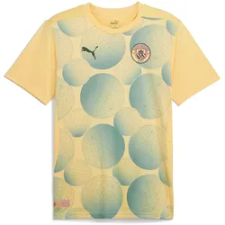 PUMA Manchester City FC Aufwärmshirt 2024/25 Herren 30 - flaxen/bold blue XL