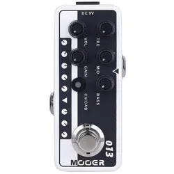 Mooer 013 Matchbox Micro Preamp (E-Gitarre), Effektpedal