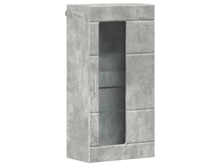 Makastle Wandschrank Betongrau Holzwerkstoff 50x29x100 cm