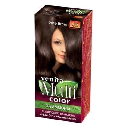 Venita Multicolor Hair Dye 4.5 Dark Brown 100Ml (Dunkelbraun) (33427702)