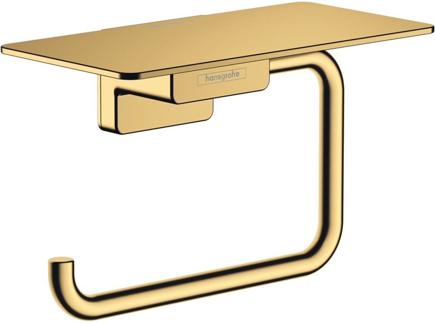 Hansgrohe Papierrollenhalter AddStoris m Abl., pol. gol opt, Wandmont., Metall (41772990)