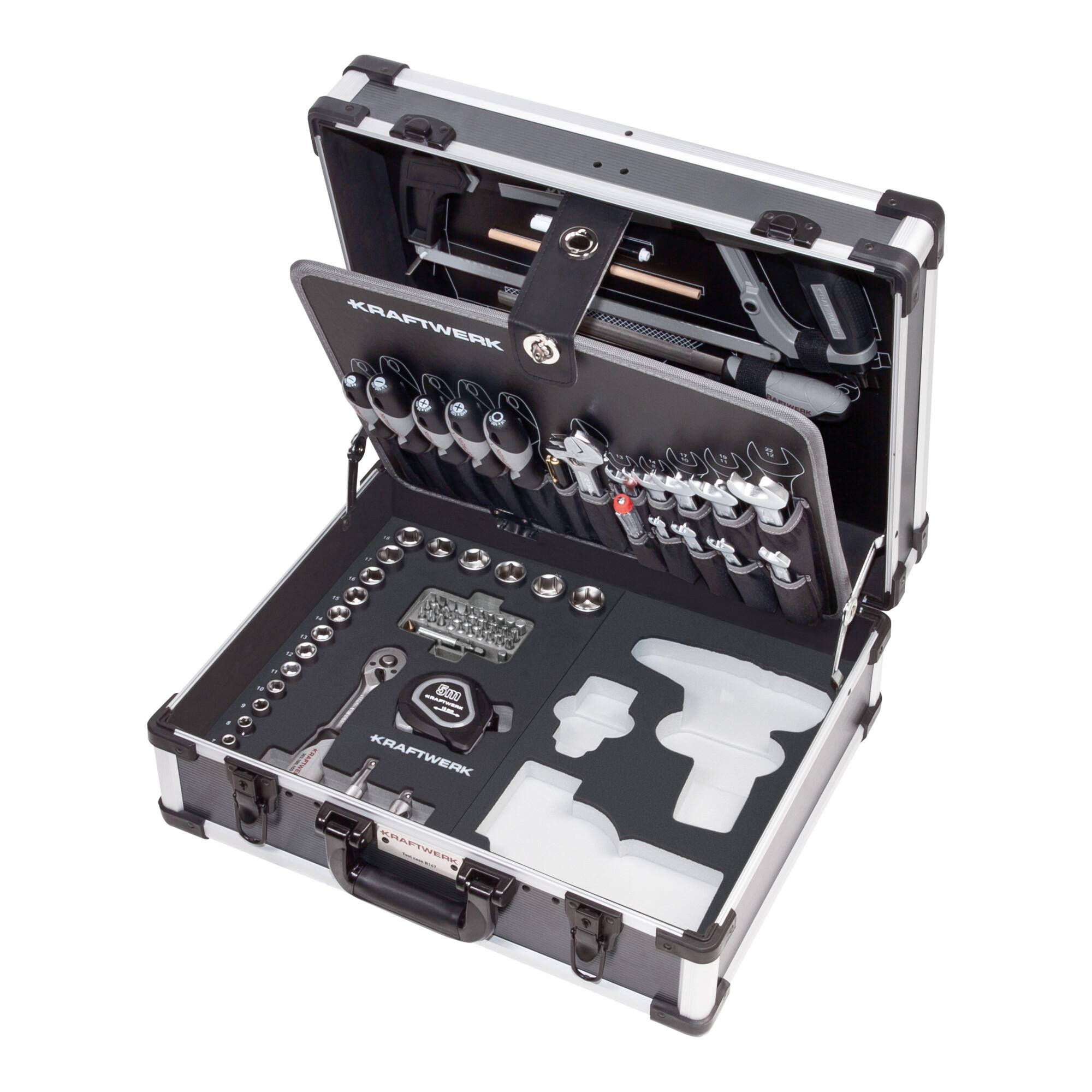 Kraftwerk Werkzeugkoffer B147, 3/8",97-tlg. ohne Powertool mit BOSCH (202.147.400)
