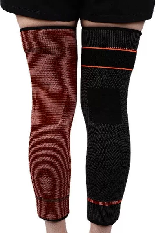 INF Longues Genouillères en Polaire - Manchons Thermiques pour Course et Vélo en Extérieur (1 Paire) L