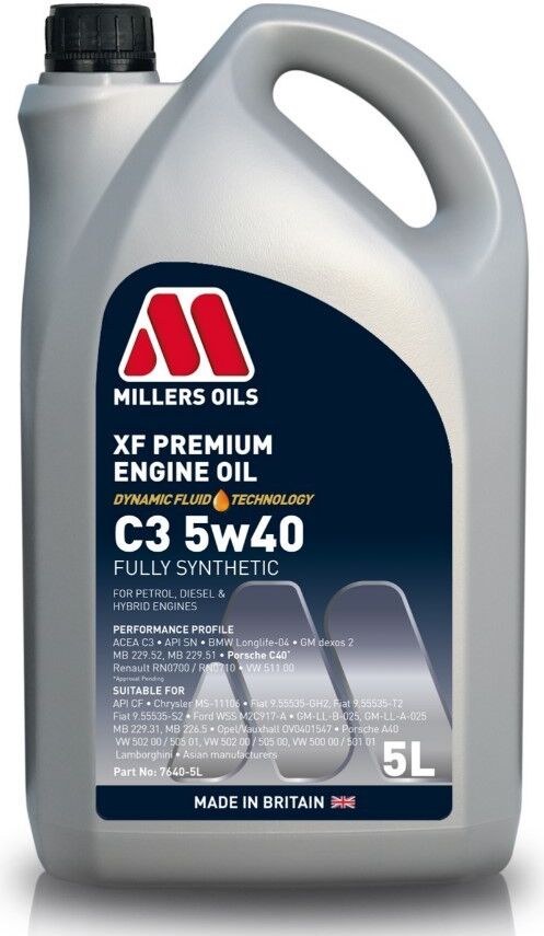 MILLERS OILS 7640-5 Motoröl