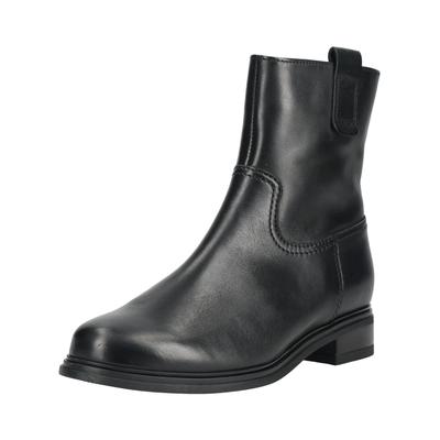 Stiefelette GABOR "Gabor Stiefelette Leder", Damen, Gr. 37, schwarz, Leder, Schuhe Stiefelette