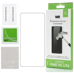 We-Vibe WE Verre trempé OPPO FIND X5 LITE: Protection écran - anti-rayures - anti-bulles (1 Stk., Oppo Find X5 Lite), Smartphone Schutzfolie, Transparent