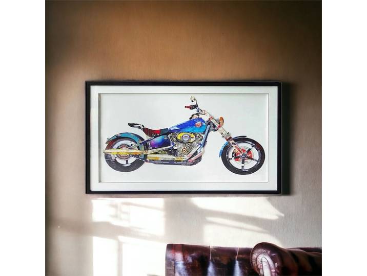 Tableau Décoratif Moto Vintage