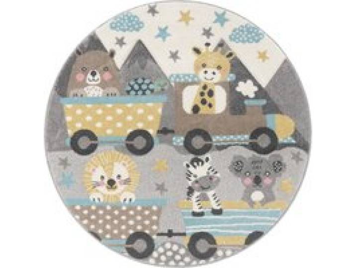 Tapis pour enfants Elara beige 120 cm rond