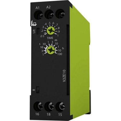 tele 125110 V2ZE10 24-240V AC/DC Zeitrelais Monofunktional 1 St. Zeitbereich: 0.05 s - 100 h 1 Wechsler