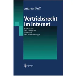 Vertriebsrecht im Internet, Fachbücher von Andreas Ruff