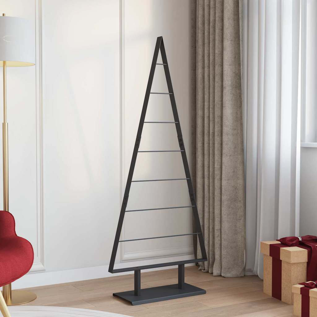 Metro Metal Christmas Tree with Stand steel Black 4.92' H