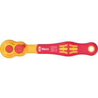 8007 A VDE Zyklop Knarre, 1/4" rot/gelb, Knarre mit Umschalthebel