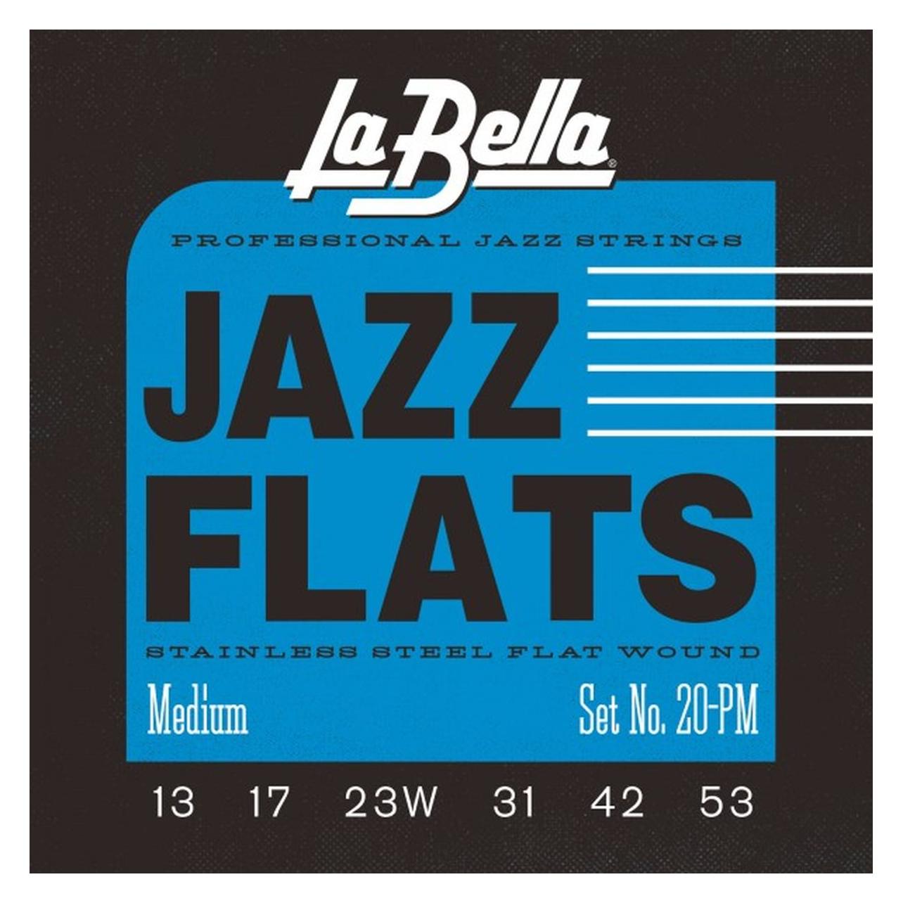 La Bella Jazz Flats Stainl-20PM 013/053 (6x, Gitarre, 0.05") (47186399)