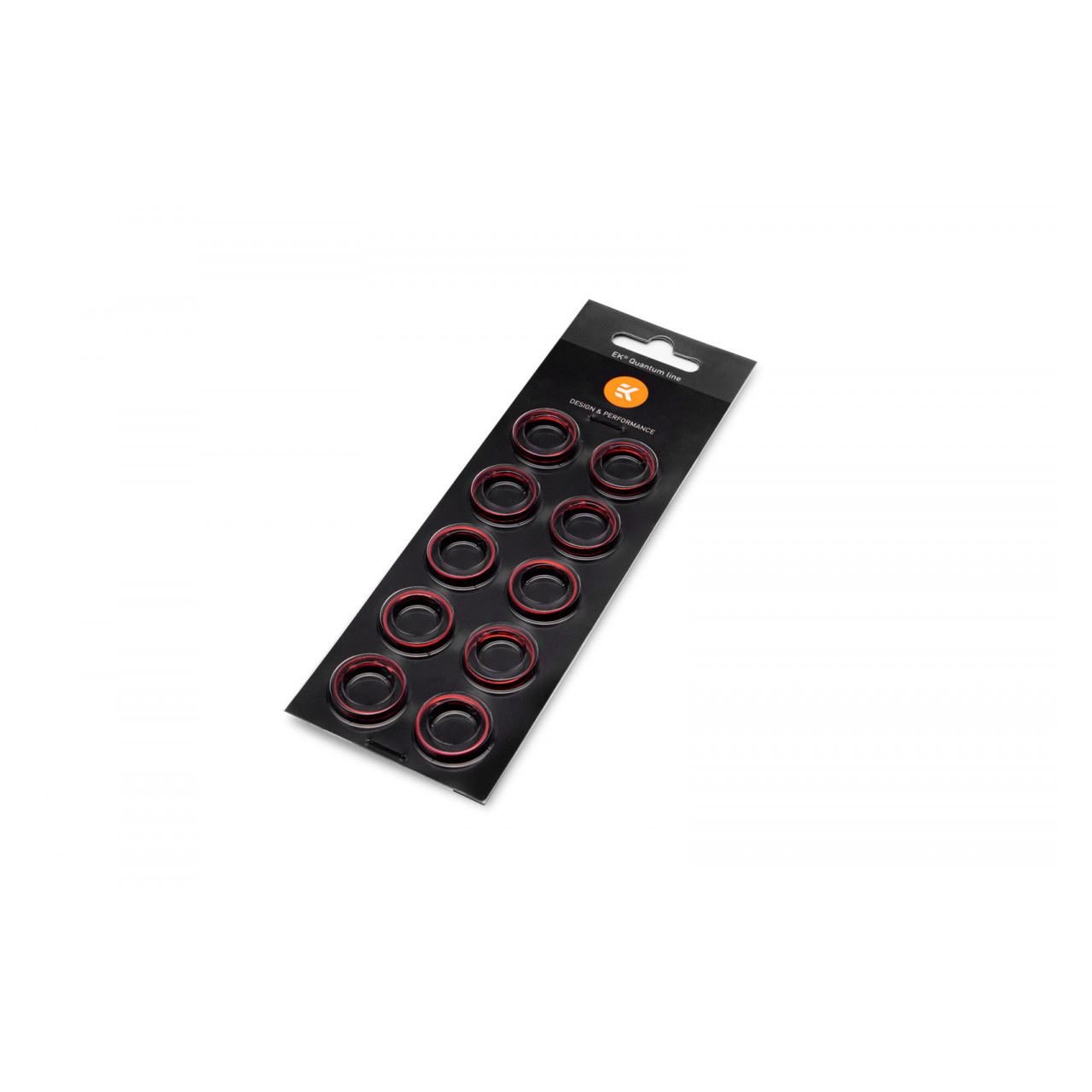 EK Water Blocks EK-Quantum Torque Color Ring 10-Pack HDC 12 - Red