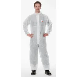 3M 4500 W Schutzanzug, weiss, CE, Grösse 2XL, Material Polypropylen, Gummiband Abschluss