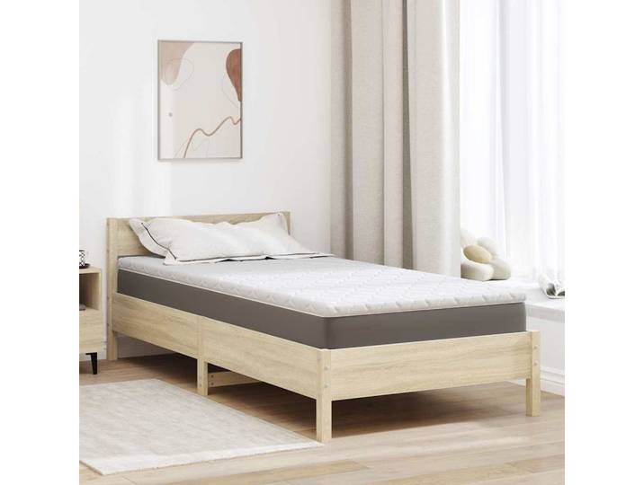 vidaXL, Topper, Kokosnuss Topper Weiß 100 x 200 cm Jacquard-Stoff