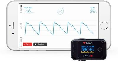 VitalSines iHeart Internal Age Monitor and Bluetooth Pulse Oximeter