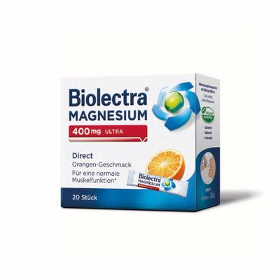Biolectra Magnesium 400 mg ultra Direct Orange 20 St Pellets