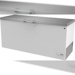A&S polarny Gastro Tiefkühltruhe Kühltruhe Tiefkühlung 555 L -24/+6°C  ISO 60mm Edelstahldeckel