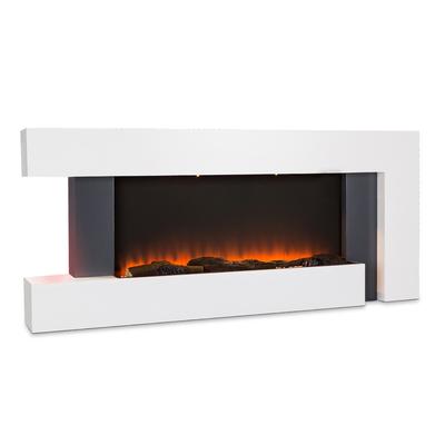 KlarsteinStudio Light & Fire 2 Smart Kamin 1000/2000W MDF WiFi-SteuerungWeiß