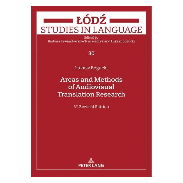 Peter Lang Bogucki:Areas and Methods of Audiovisua (Englisch, Hardcover, Łukasz Bogucki) (67839778)