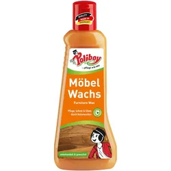 Poliboy Möbel Wachs - Pflegemittel für alle unbehandelten, gelaugten und bereits gewachsten Hölzer - 200 ml - Made in Germany