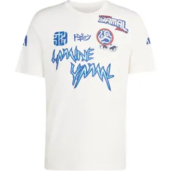 adidas Lamine Yamal Anime Graphic T-Shirt Herren off white L