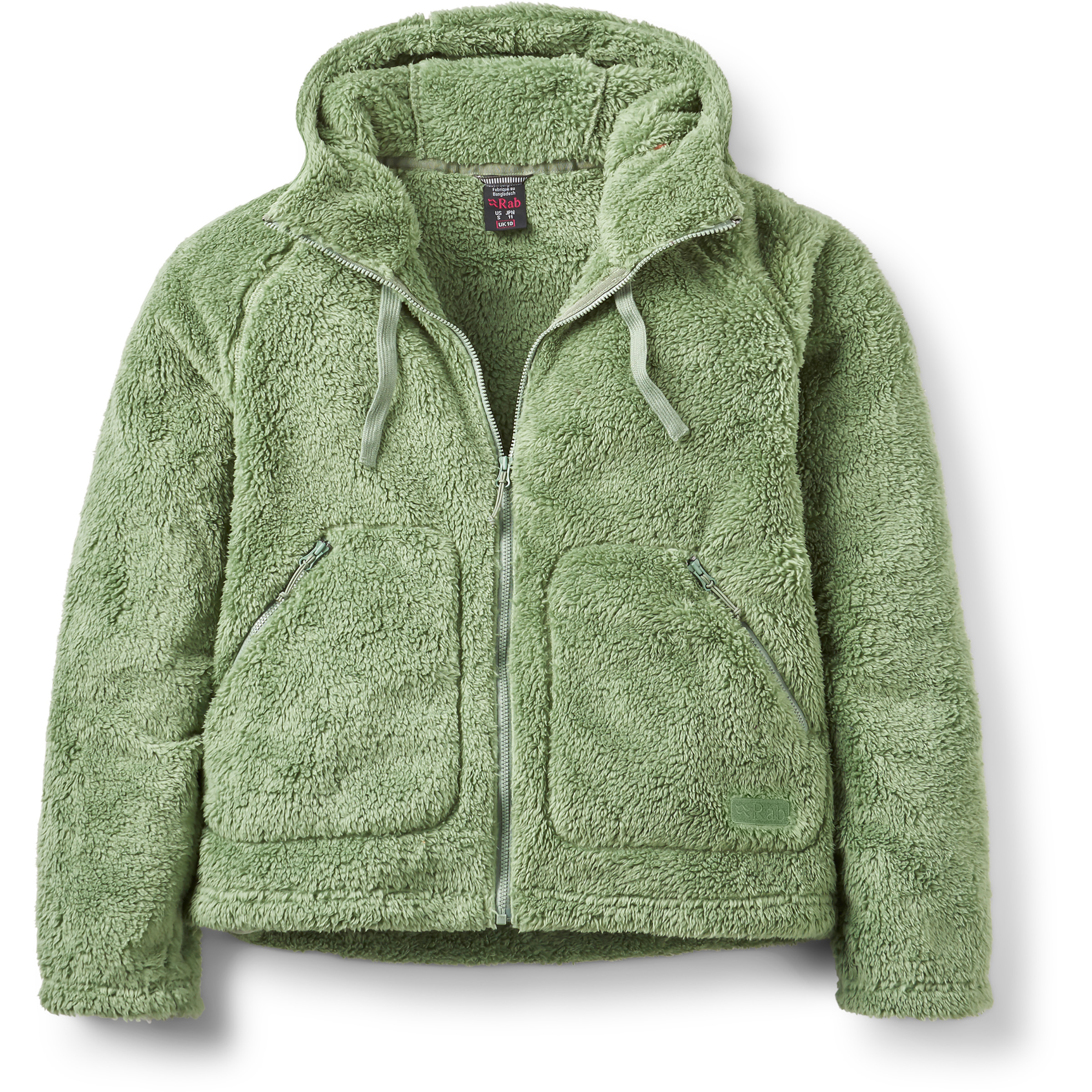 Rab Ardena Hoody Damen Fleecejacke gruen Größe M Trekking Schnell trocknend