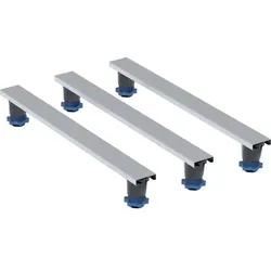 Geberit Set Füße und Traversen für Duschwanne aus Steinharz, LxB 80x7,3cm, Füße höhenverstellbar  9-21 cm, 554.961.00.2