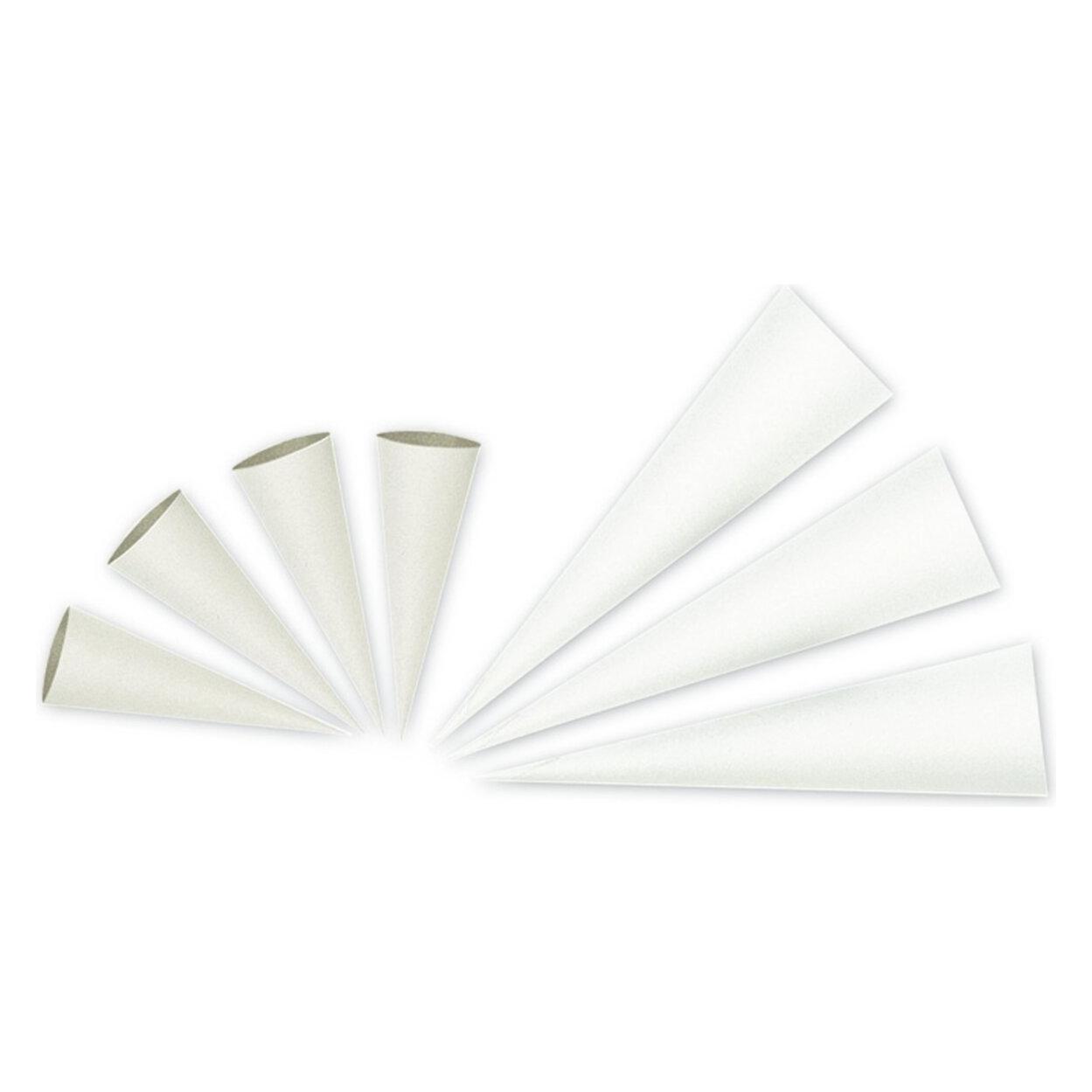 Nestler Bastelschultüte 70cm weiss (70 cm, 1x) (9700003)