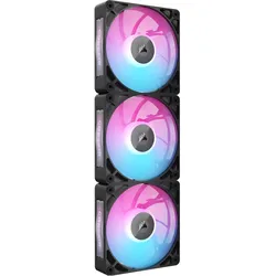 Corsair iCUE LINK RX120 MAX RGB (120 mm, 3x), PC Lüfter, Schwarz