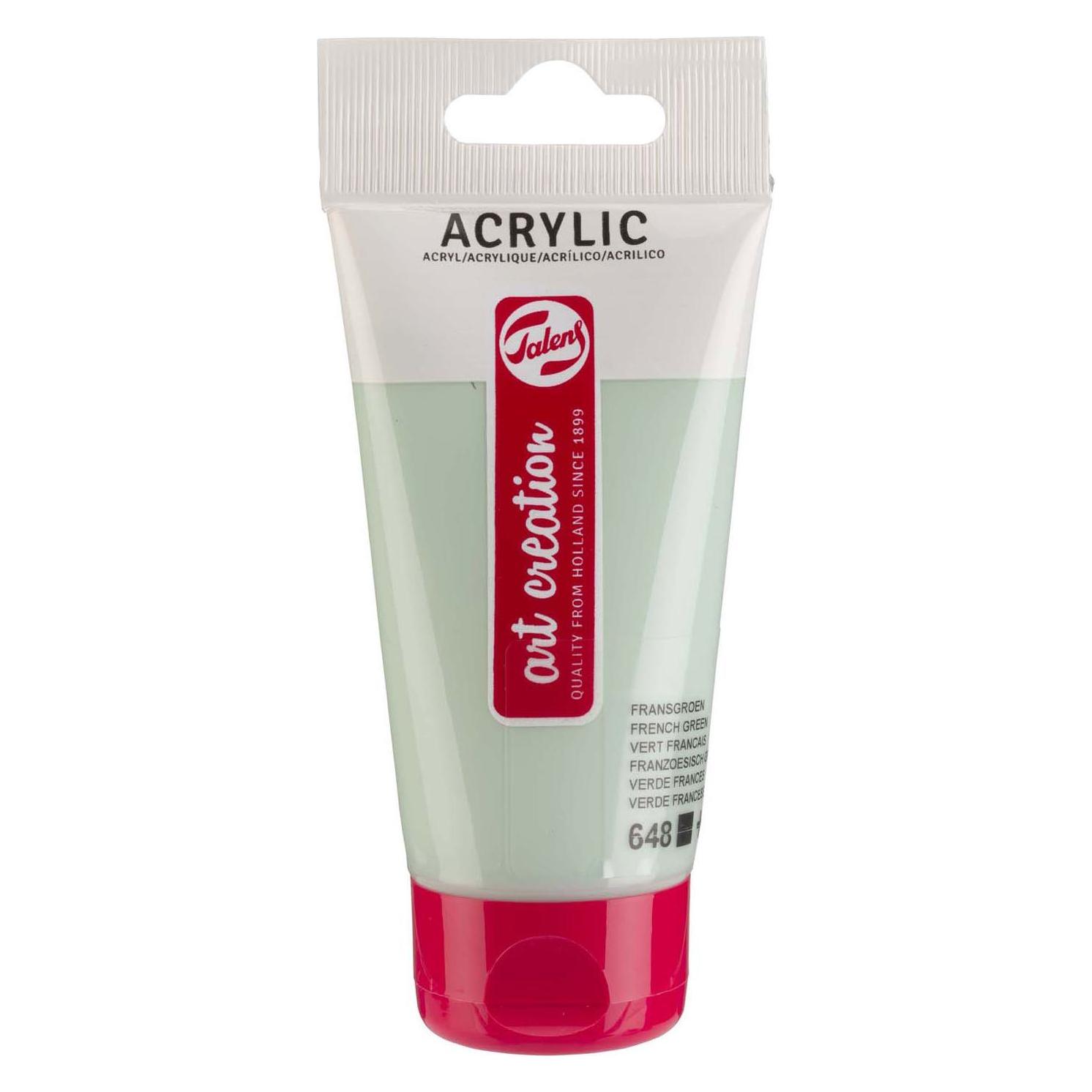 Talens Art Creation Acrylfarbe, Tube 75 ml, Französischgrün 648 (75 ml) (57456688)