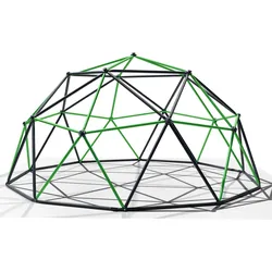 Klettergerüst 305x305x155cm DomeClimber Kinder Kletterkuppel Geodome 10FT - anthrazit/grün