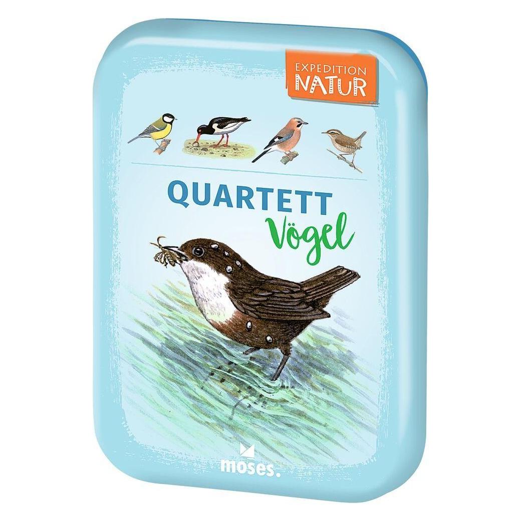 Moses Expedition Natur Quartett Vögel (Deutsch, 3 - 5 Spieler) (9863)