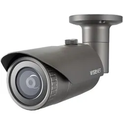 Hanwha QNO-8020R Bulletkamera out. 5MP PoE IR IK10 (2592 x 1944 Pixels), Netzwerkkamera, Grau