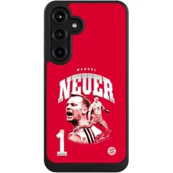 Nivocase Hülle für Samsung Galaxy S25+ Handyhülle NIVOcore Case Schwarz FC Bayern München FCB Manuel Neuer (Samsung Galaxy S25+), Smartphone Hülle, Schwarz