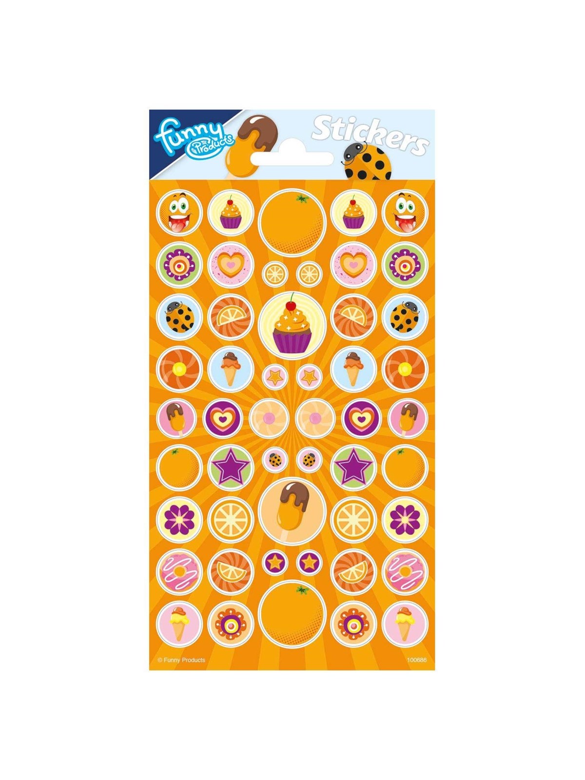 Totum Sticker sheet with Fragrance - Orange