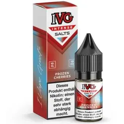 IVG Intense Frozen Cherries NicSalt Liquid 10ml / 10mg