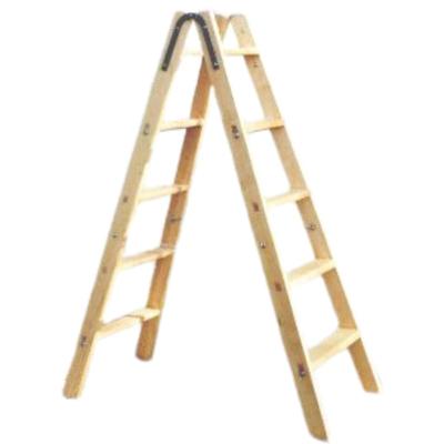 PROREGAL Maler-Stufenleiter Made in Germany | 2x9 Stufen | 2,48m Länge | Eimerhaken | Holzleiter Klappleiter