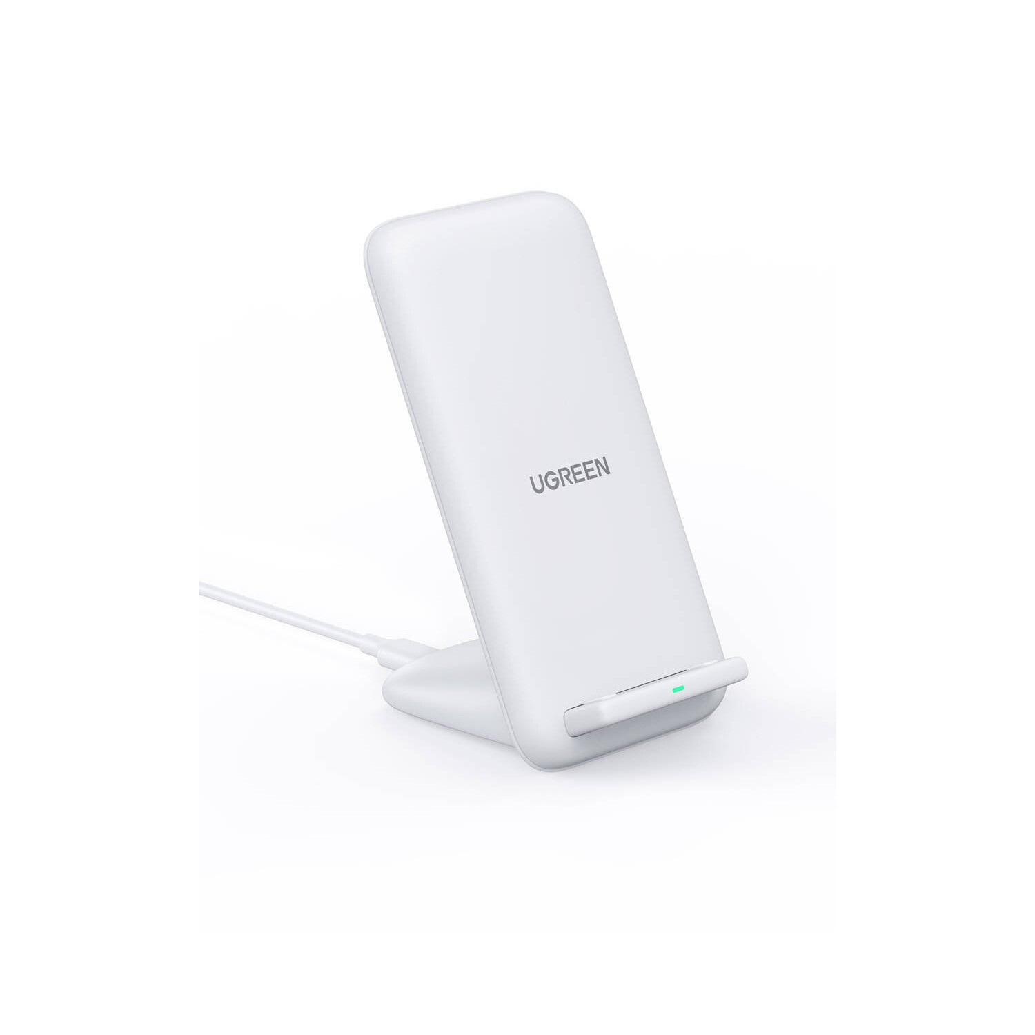 Ugreen 15W draadloze oplader voor smartphones, wit
