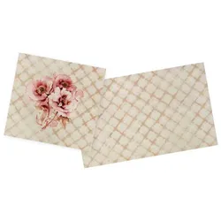 Dekosamt-Coupon "Blume", natur