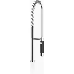 Dornbracht Profibrausengarnitur, runde Rosette, Antikalk-System, 27799970-00, Farbe: Chrom