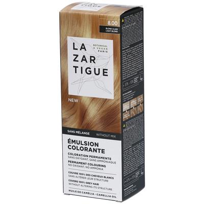 Lazartigue Emulsion Colorante 8.00 Blond Clair 60ml 60 ml Shampoo